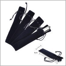 Stylo noir doux velours sac avec Line, sac de cadeau velours Pen